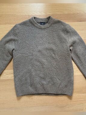 H&M Men's Crewneck Sweater in Taupe - Large